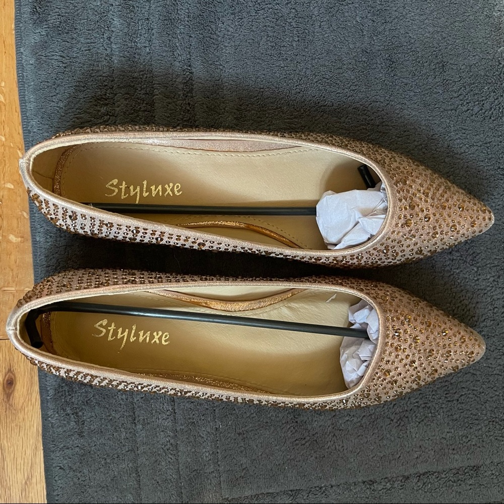 Styluxe ladies flats sz8